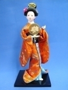 Japanese Doll with Fan