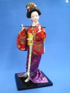 Japanese Doll with Flute