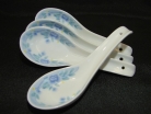 4 of Porcelain Spoons