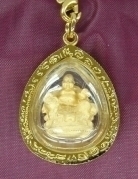 Gold Money Buddha Pendant