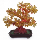 Citrine Gem Tree with Coins