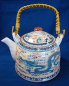 Teapot w/ Dragon Pictures