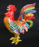 Bejeweled Rooster Statue