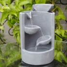 Grey Mini Tabletop Fountain