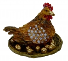 Bejeweled Hen
