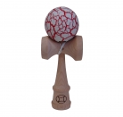 Red/White Crackle Kendama
