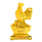 24 Inch Big Golden Rooster Statue