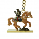 Brown Tribute Horse Keychain Amulet