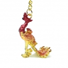 Bejeweled Phoenix Amulet Keychain