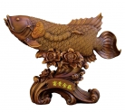 Big Auspicious Arowana Fish Statue 