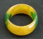 Yellow Jade Rings