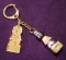 5 Element Pagoda Keychain with Tree of Life